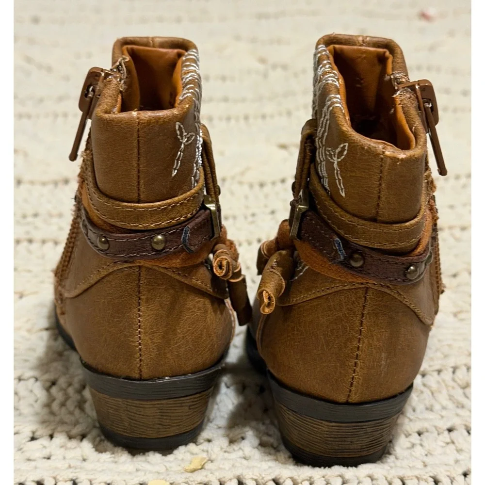 Garanimals Toddler Girls Brown Western Cowboy Boots GGR46DP007 Size 2